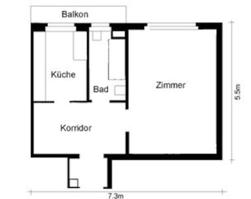Very Spacious Studio In City Center - Parkview 4 Zurich Exterior photo